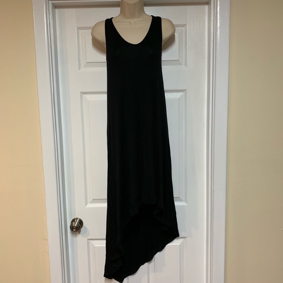 Savannah Dresses & Skirts - Asymmetrical black open back summer dress